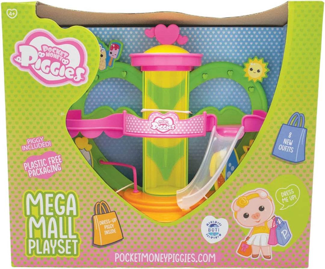 Pocket Money Piggies PCT02000 Piggy Mega Mall Spielset – viel zusätzliches Zubehör