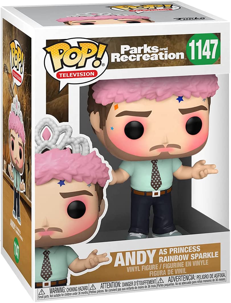 Parks and Recreation Andy als Prinzessin Rainbow Sparkle Funko 56166 Pop! Vinyl #1147