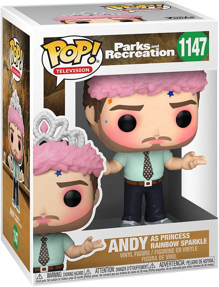 Parks and Recreation Andy als Prinzessin Rainbow Sparkle Funko 56166 Pop! Vinyl #1147