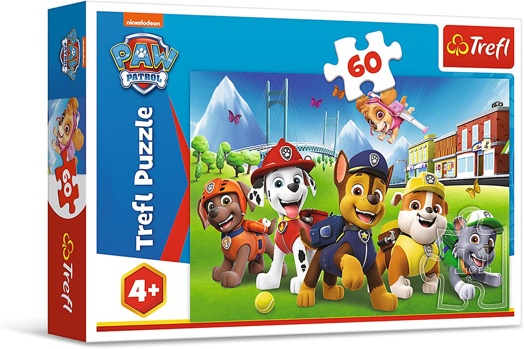 Trefl 17375 60 Elementi In una radura per Bambini dai 4 anni Jigsaw Puzzle, Paw