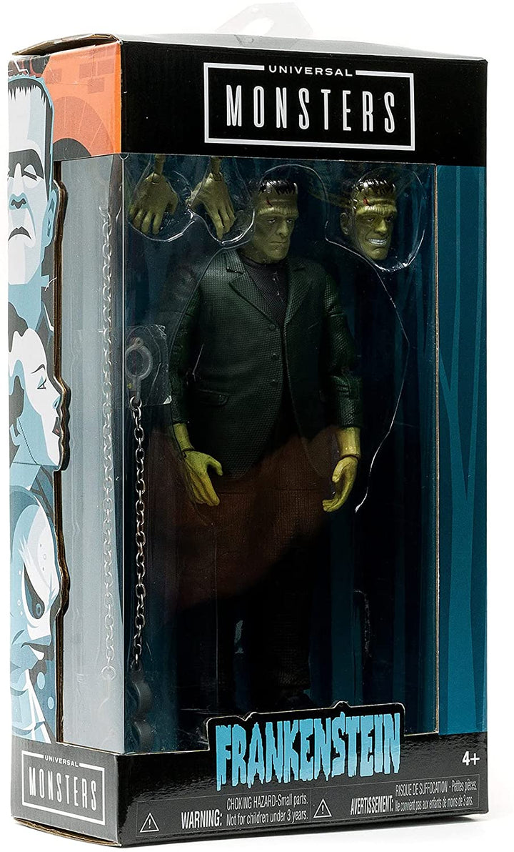 Jada 253251014 Toys Universal Monsters Frankenstein 6 Zoll Deluxe Sammlerfigur, Schwarz, Einheitsgröße