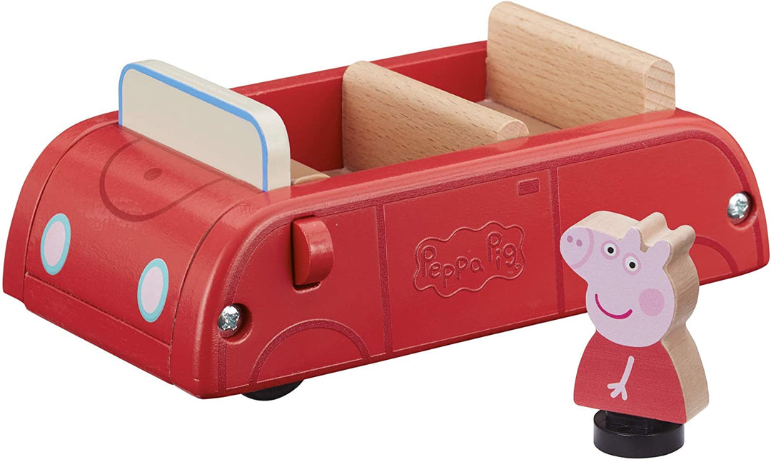 Peppa Pig 07208 Rotes Holzauto