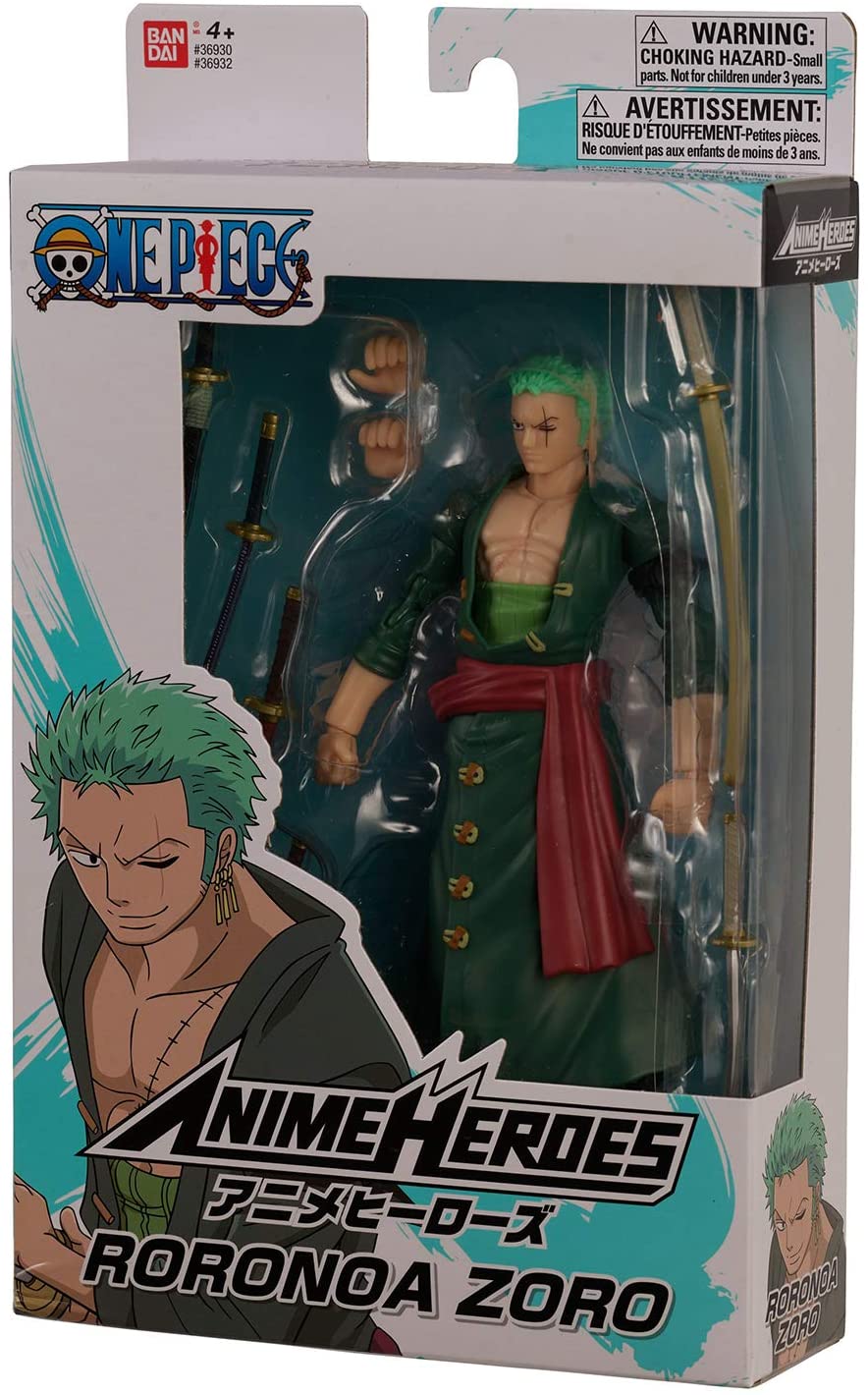 Anime Heroes – One Piece – Roronoa Zoro Actionfigur 36932,verschiedene