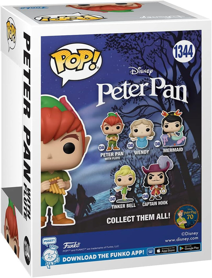 Disney: Peter Pan 70. – Peter mit Flöte Funko 70697 Pop! Vinyl Nr. 1344