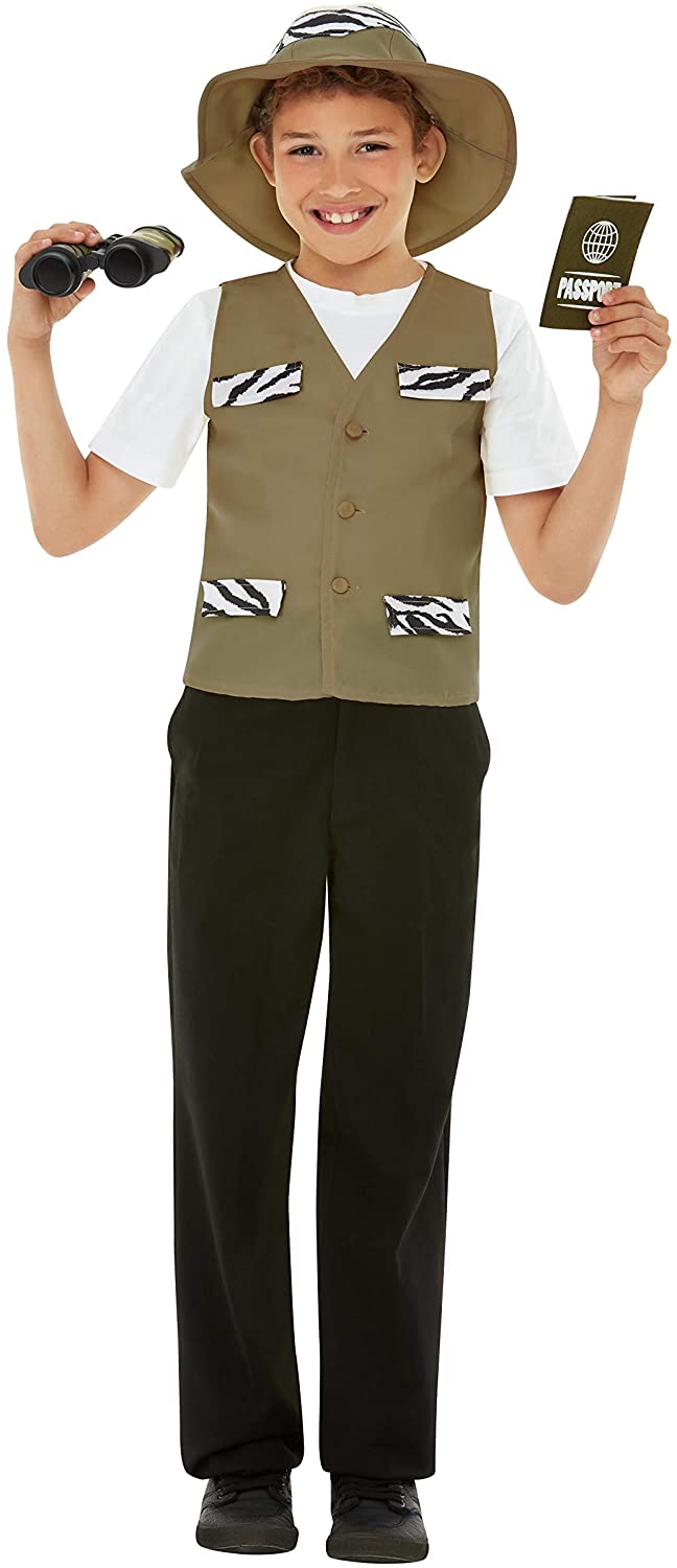 Smiffys 47729ML Explorer Kit, Unisex-Kinder 4–7 Jahre