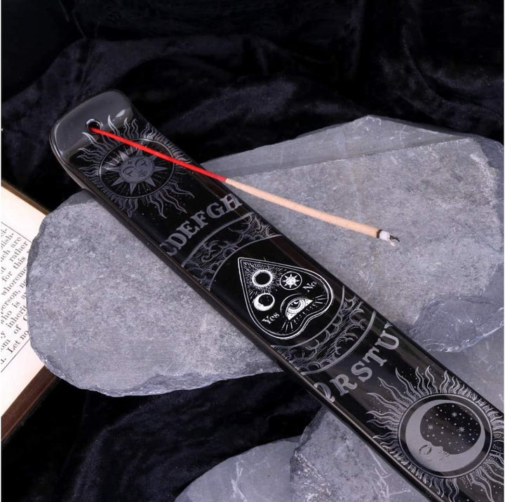 Nemesis Now U4574N9 Spirit Board Räucherstäbchenhalter, 24,5 cm, Schwarz