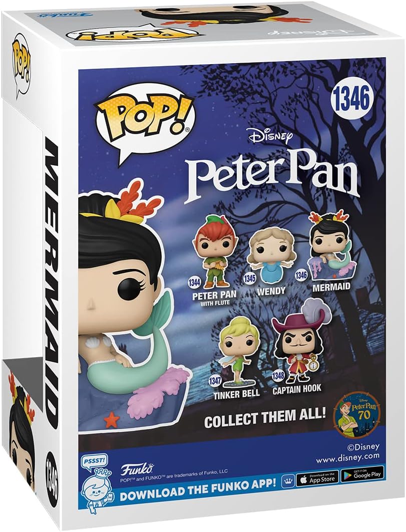 Funko Pop! Disney: Peter Pan 70th Anniversary - Mermaid Vinyl Figure #1346 (70696) 3