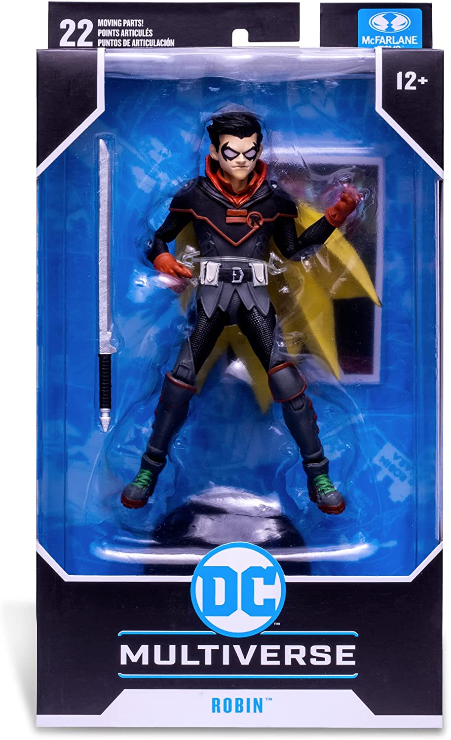 McFarlane TM15226 DC Multiverse 7IN-Damien Wayne (Death Metal), Multicolor