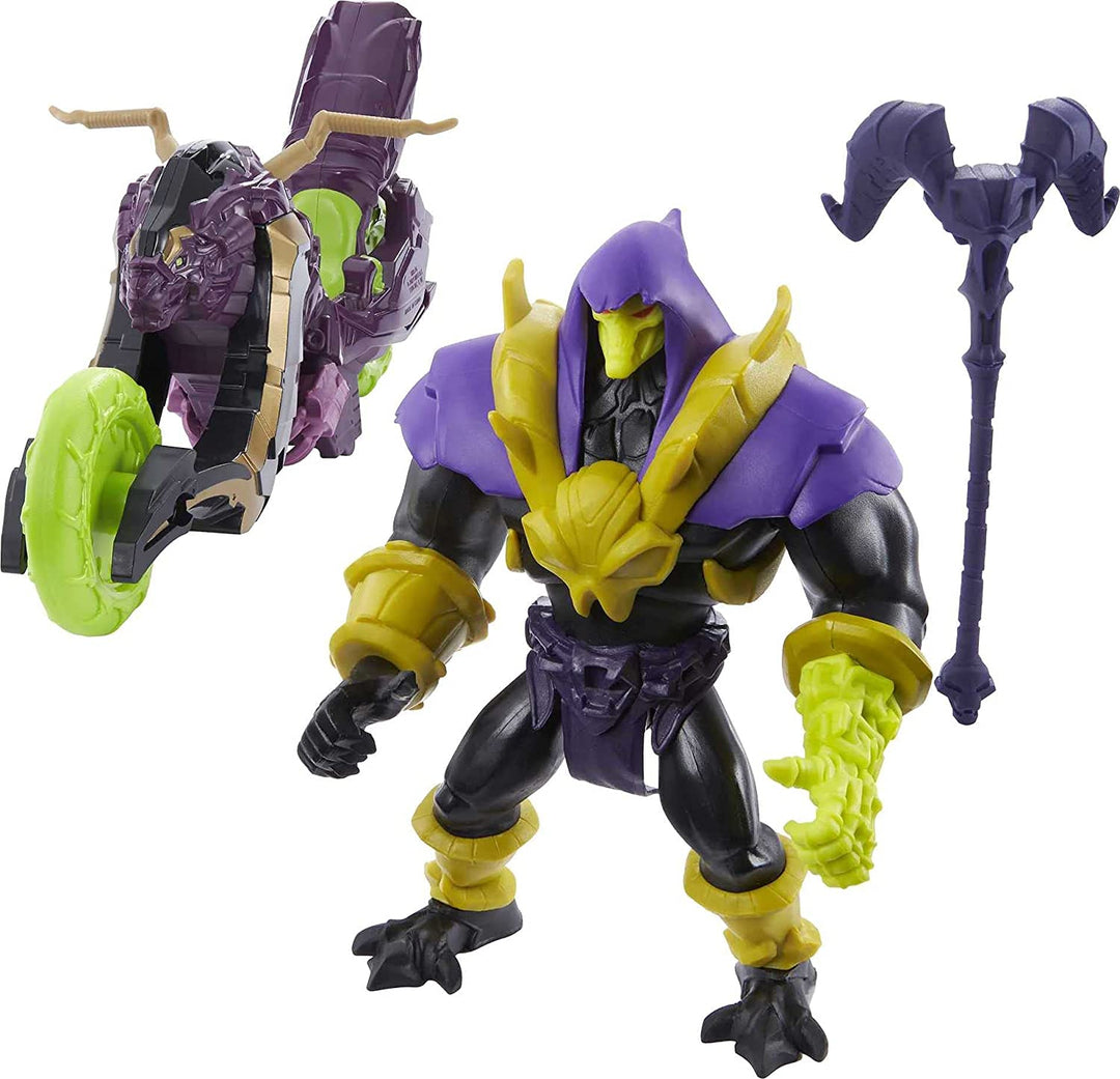 Masters of the Universe He-Man und die Actionfigur + Fahrzeug basierend auf Animated