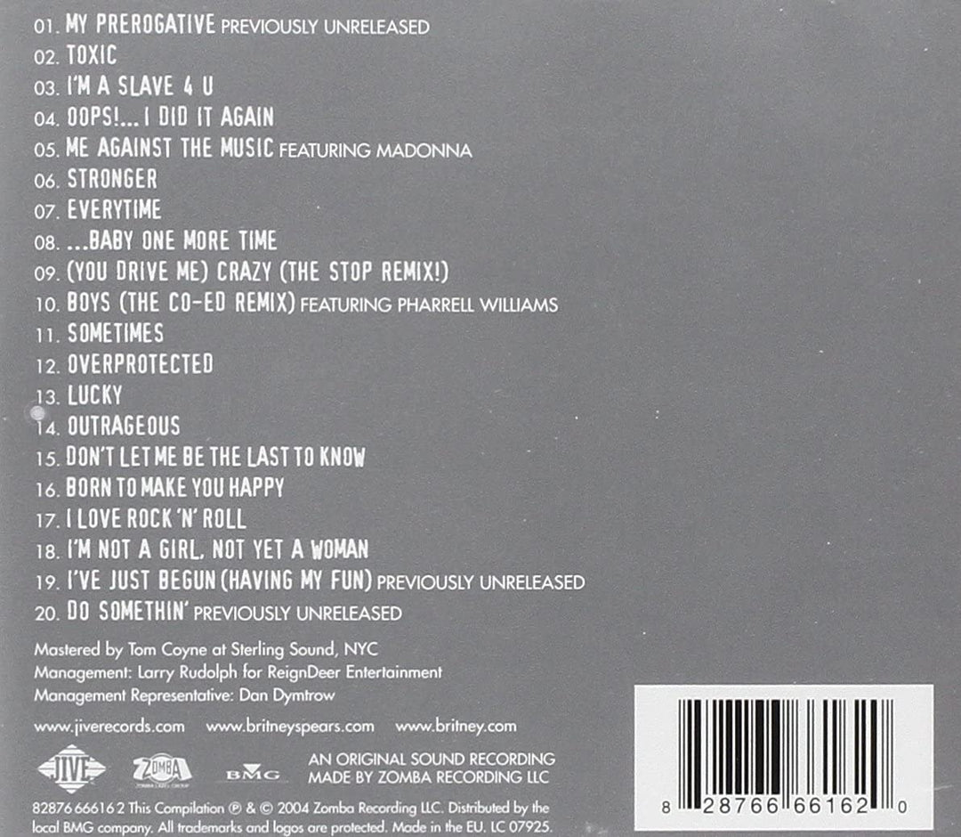 Greatest Hits: My Prerogative – Britney Spears [Audio-CD]
