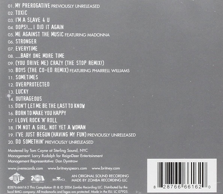 Greatest Hits: My Prerogative – Britney Spears [Audio-CD]