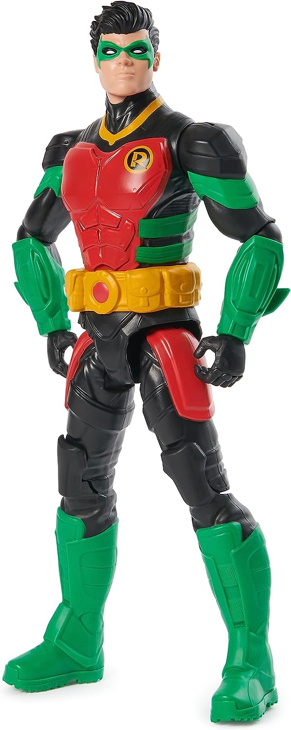 DC Comics, Robin-Actionfigur, 30 cm, Kinderspielzeug für Jungen und Mädchen, ab 3 Jahren