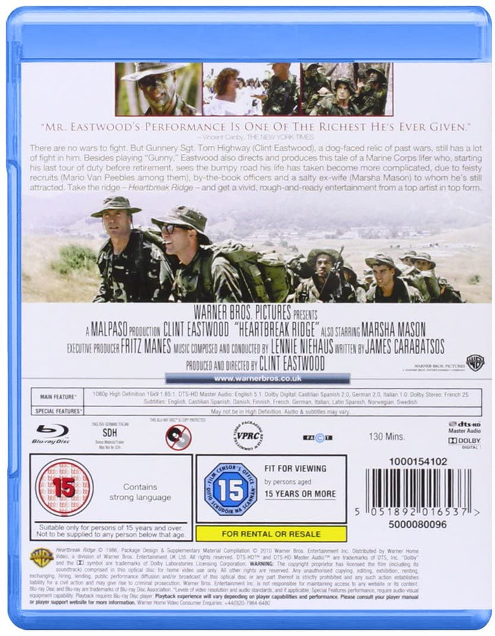Heartbreak Ridge [1986] – Krieg/Action [Blu-ray]