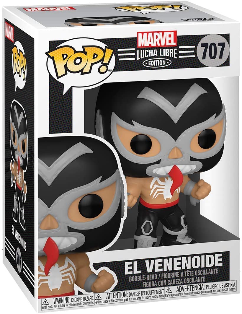 Funko Pop! Marvel Lucha Libre Edition - El Venenoide Vinyl Figure #707 (53869)