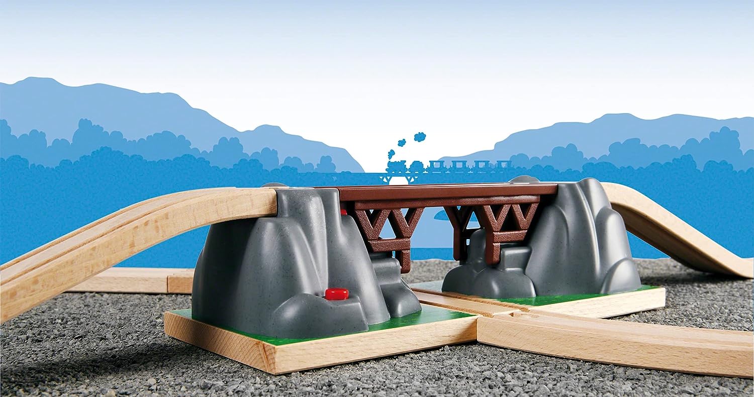 BRIO Collapsing Train Bridge for Kids - Compatible with BRIO Railway Sets