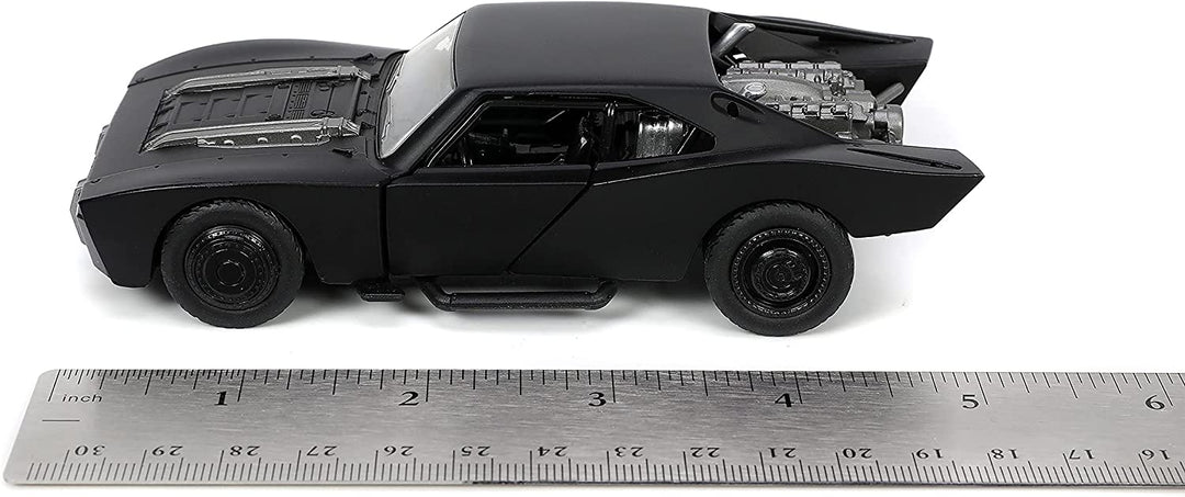 Jada 253213008 DAS Batman Batmobil mit Figur 1:32 in CDU, Schwarz/Weiß