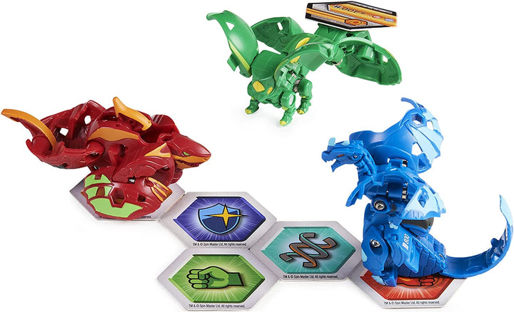 BAKUGAN Geogan Rising 6061567 – Staffel 3 Starterpaket Geogan Murmeln mit 6 Baku