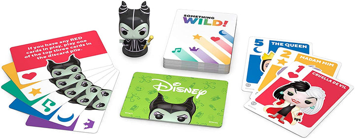 Funko 49356 Board Games 49356 Signature Something Wild Card Game-Villains, Multicolour