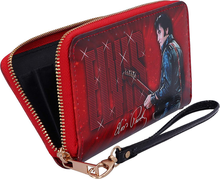 Nemesis Now Elvis 68 Performance Red Damen-Geldbörse, Polyurethan, 19 cm