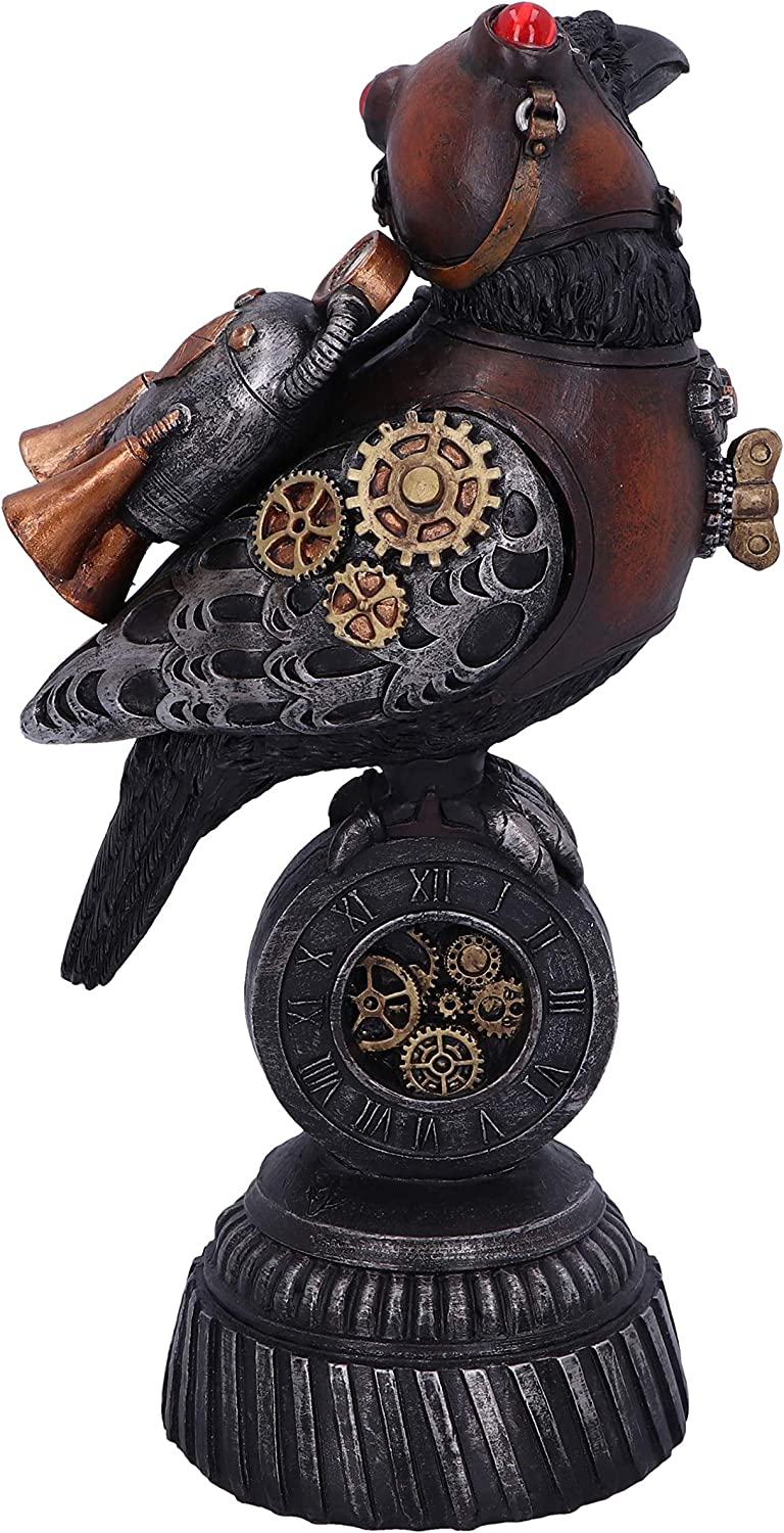 Nemesis Now Steampunk Rivet Raven Figur, 24 cm