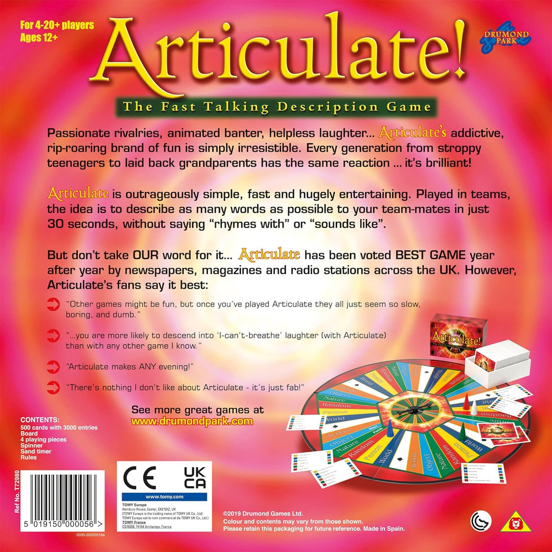 Drumond Park Articulate Family Board Fast Talking Description Game (5019150000056)