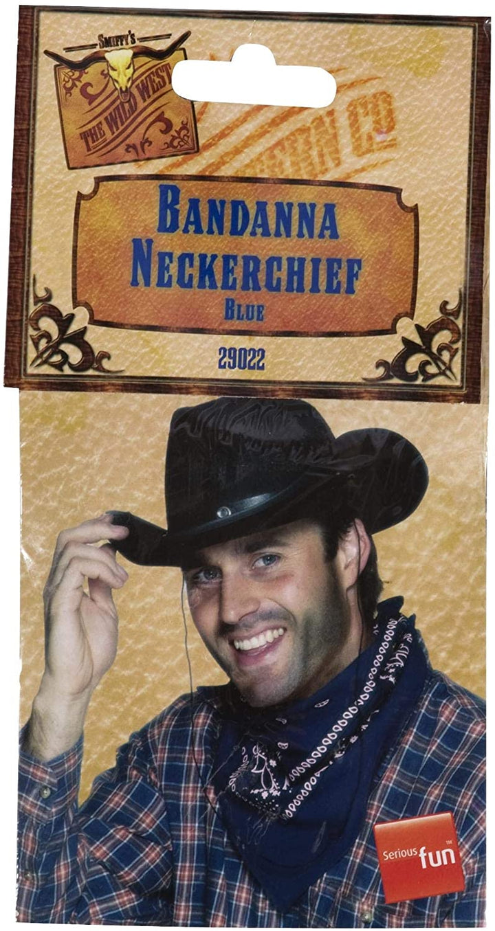 Smiffy's Western Bandana Halstuch - Blau