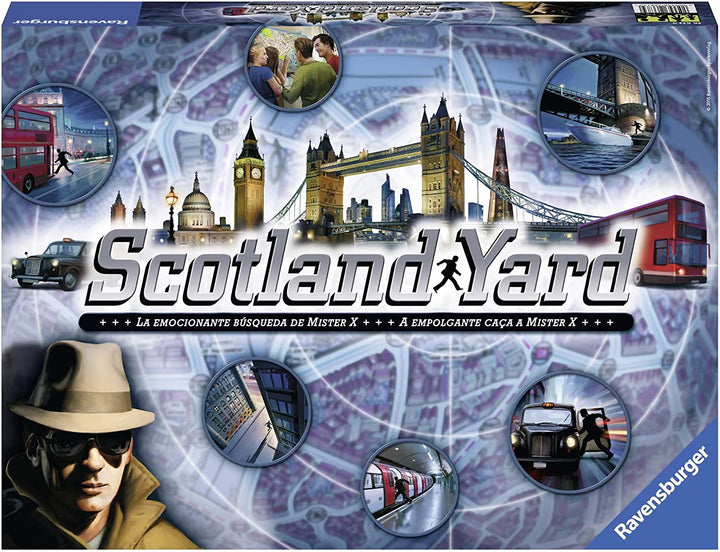Ravensburger 26673 Scotland Yard, Brettspiel, 3–6 Spieler, empfohlenes Alter ab 8 Jahren