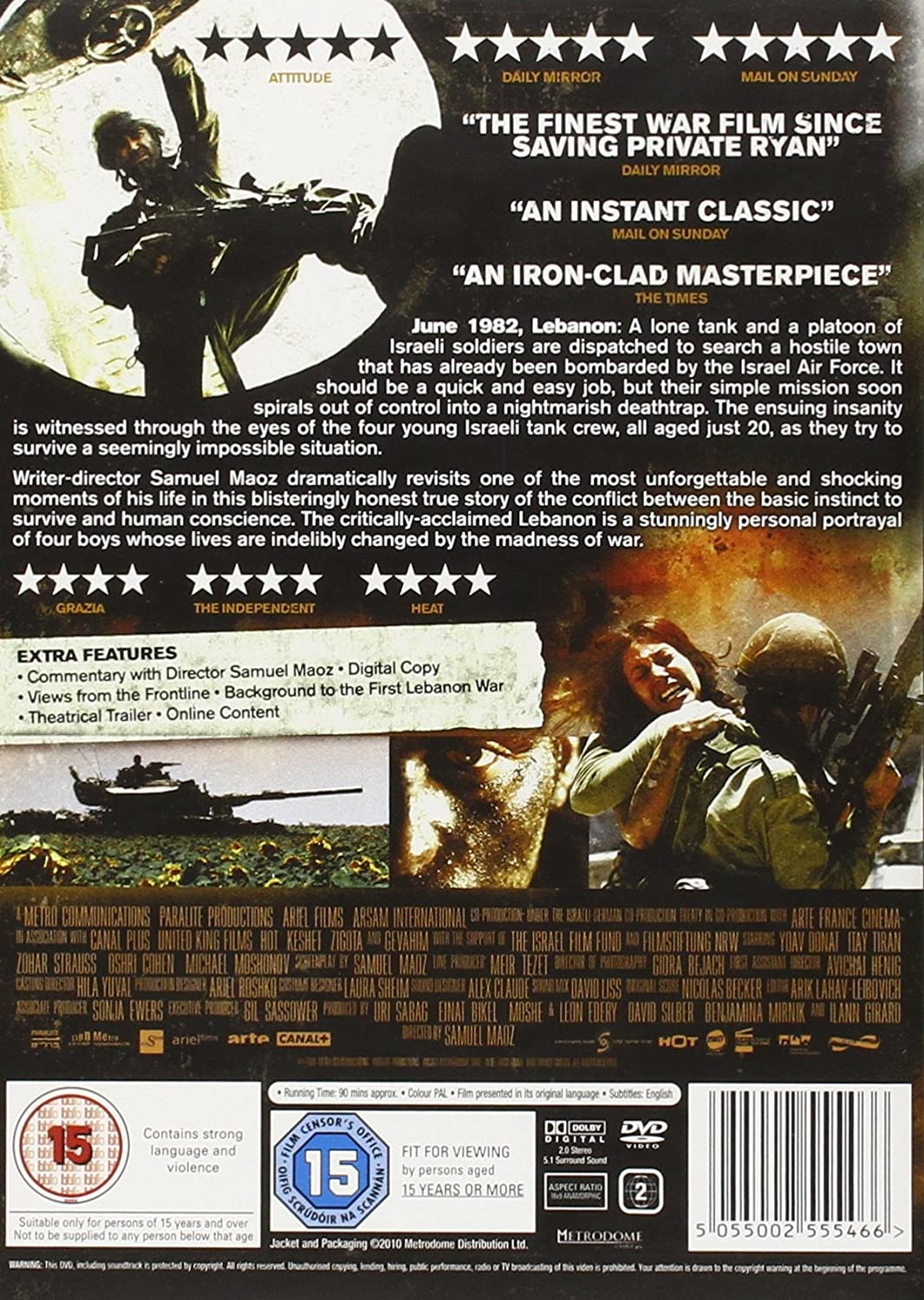 Libanon: Die Reise des Soldaten [2009] – Krieg [DVD]