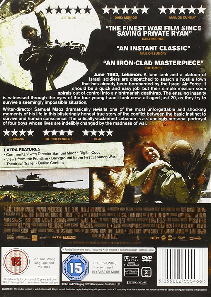 Libanon: Die Reise des Soldaten [2009] – Krieg [DVD]