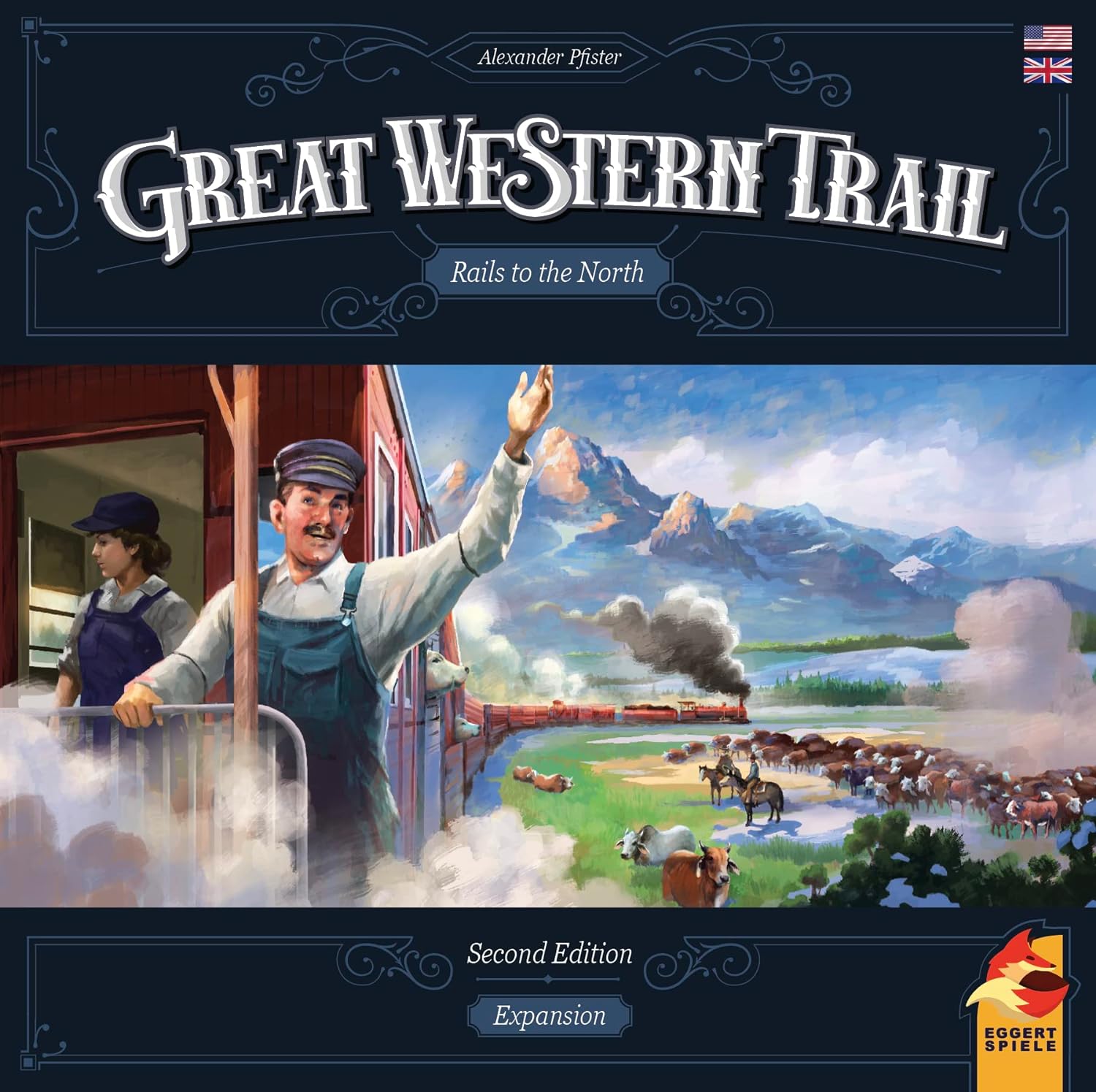 Eggert Spiele Great Western Trail: Rails to the North 2nd Ed Board Game Expansion 3