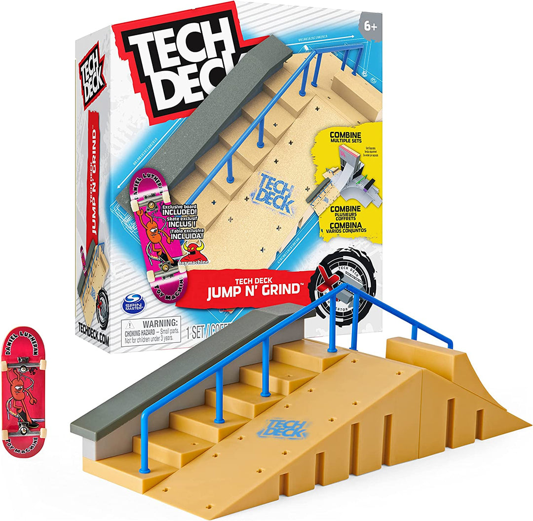 Tech Deck 6063221 TED ACS XCnctPrkCrt GML, Jump N' Grind X-Connect Park Creator,