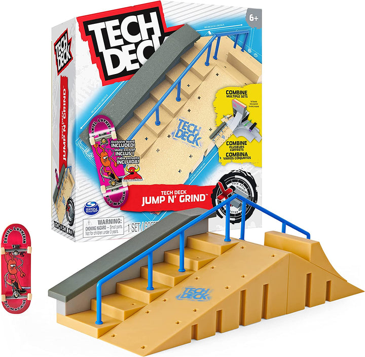 Tech Deck 6063221 TED ACS XCnctPrkCrt GML, Jump N' Grind X-Connect Park Creator,
