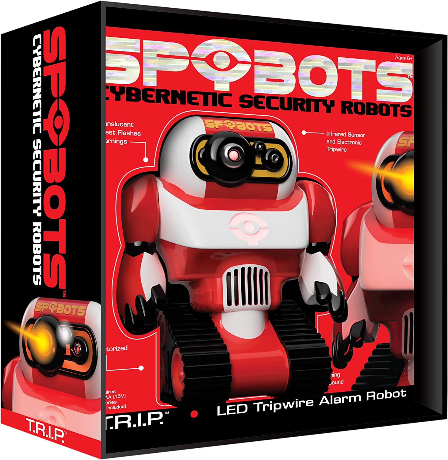 SpyBots T.R.I.P - LED Tripwire Alarm Robot Security Gadget for Kids 6+