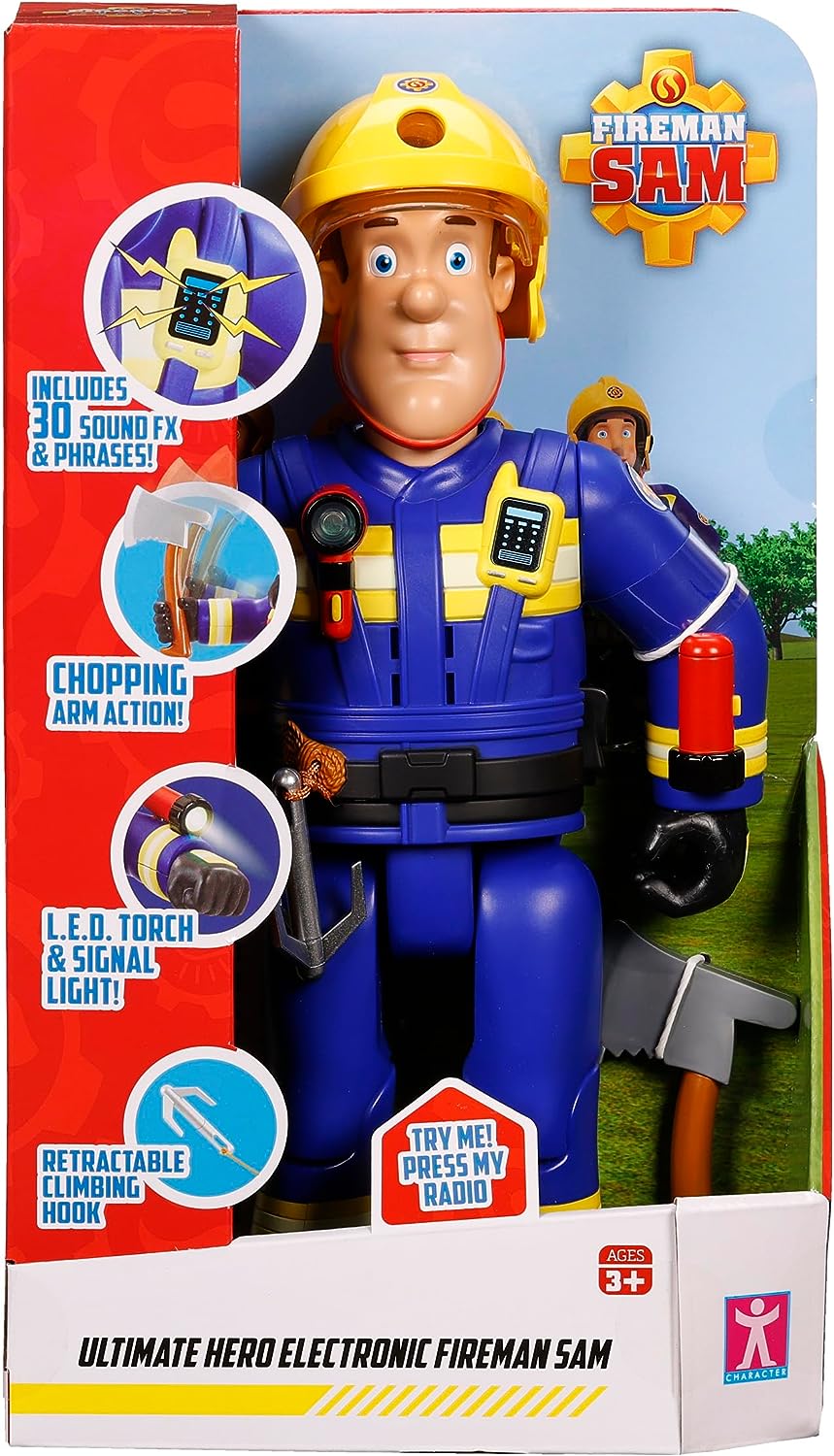 Feuerwehrmann Sam 07914 Ultimate Hero, elektronisch, Actionfigur, Vorschulspielzeug, Geschenk