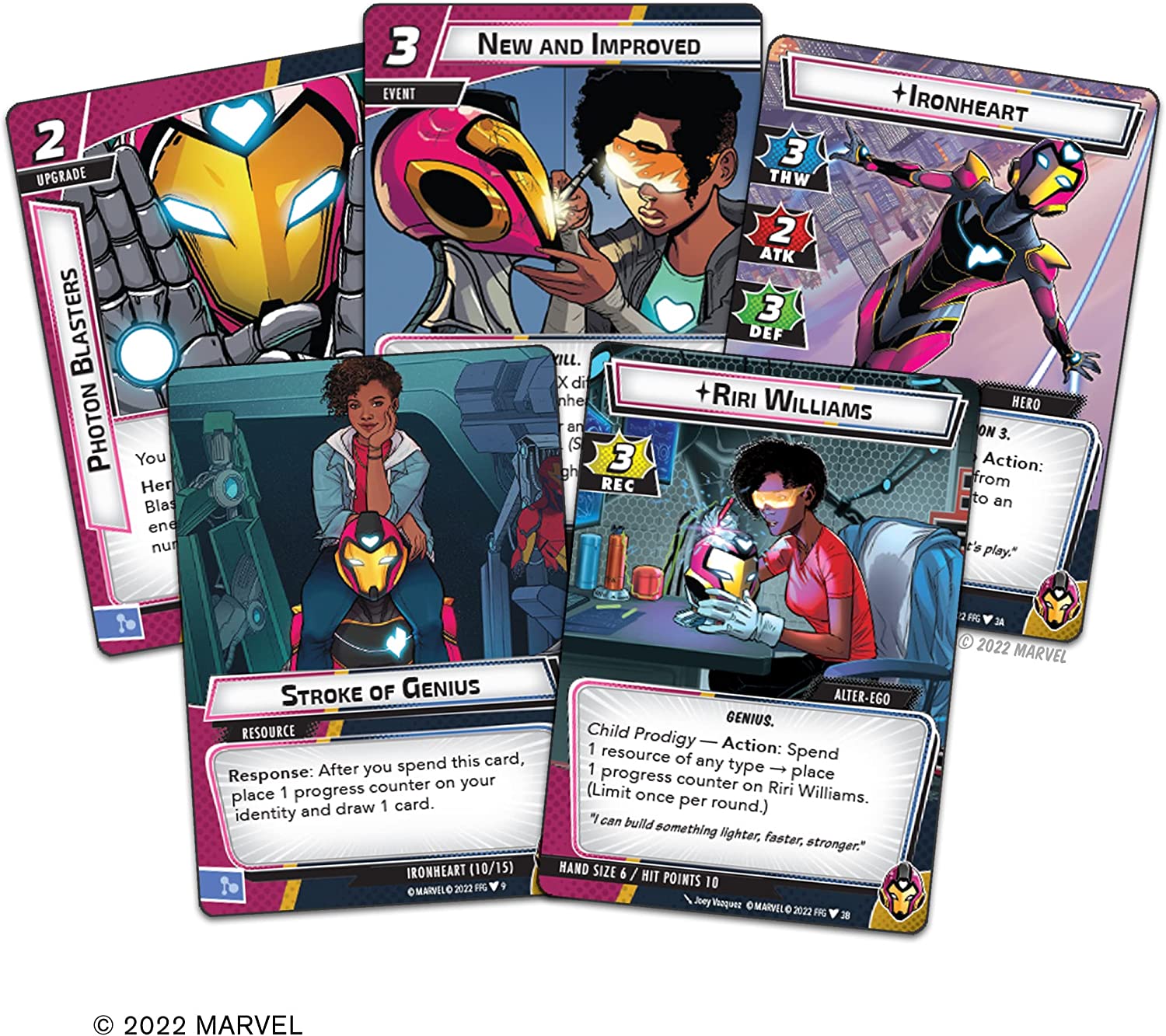 Fantasy Flight Games Marvel Champions: Ironheart Hero Pack Expansion 3