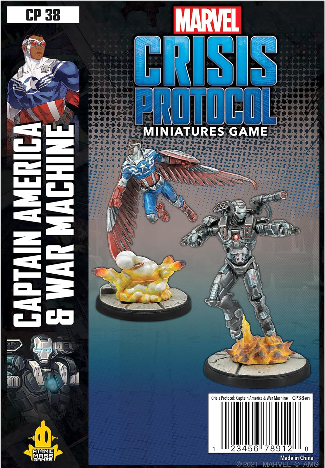 Captain America und War Machine – Marvel Crisis Protocol