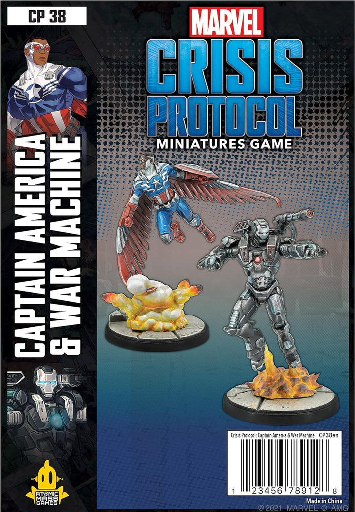 Captain America und War Machine – Marvel Crisis Protocol