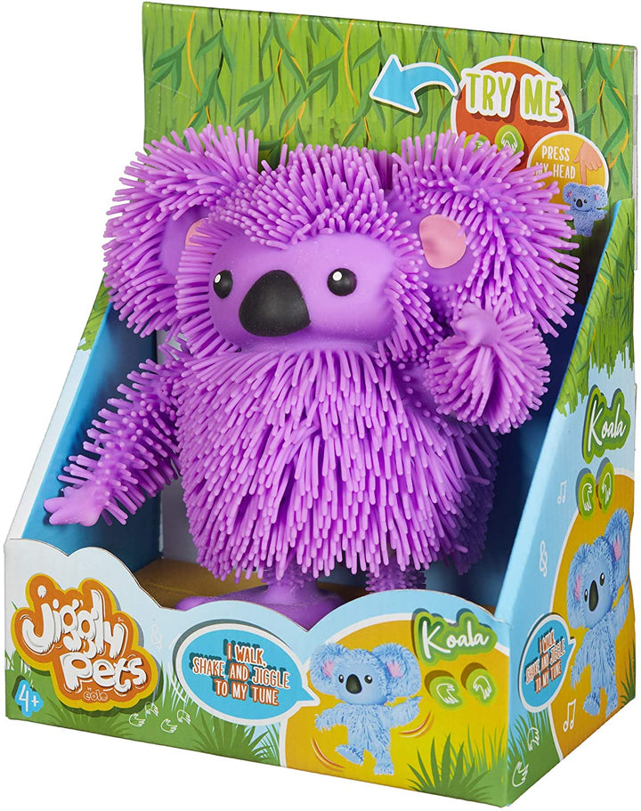 Jiggly Pets Koala – Lila, JP007-PU