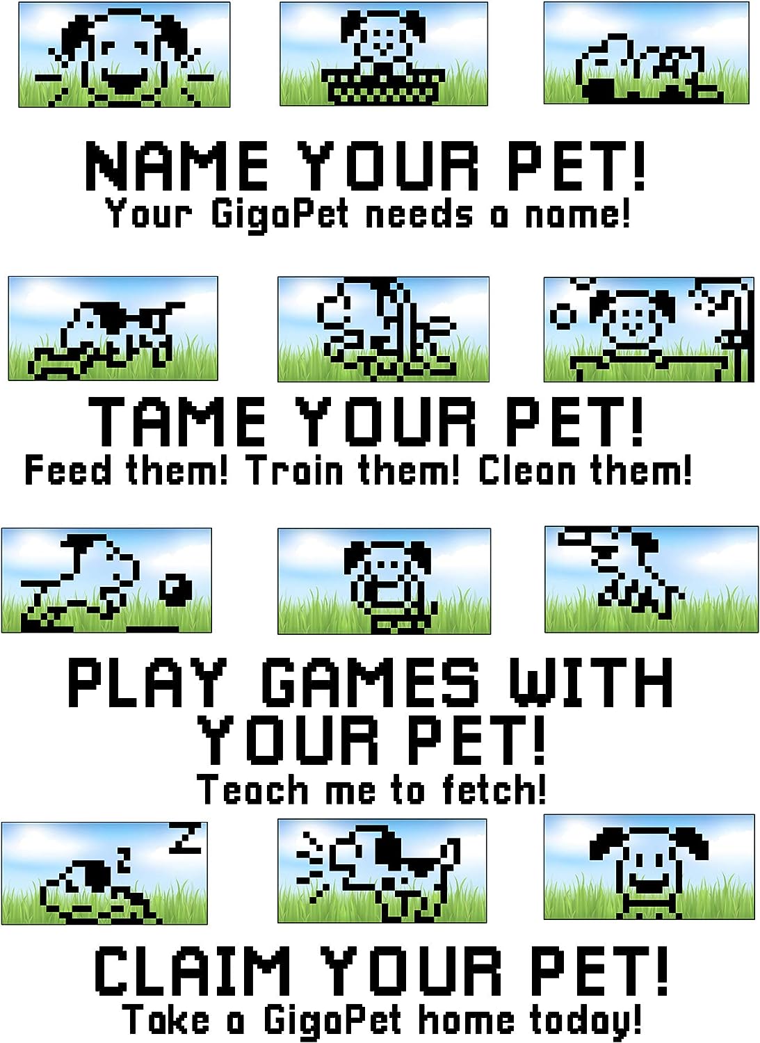 Giga Pets Puppy Dog Virtual Pet Toy - Upgraded Collector's Edition with Glossy Translucent Shell - 5 Years and Up 4