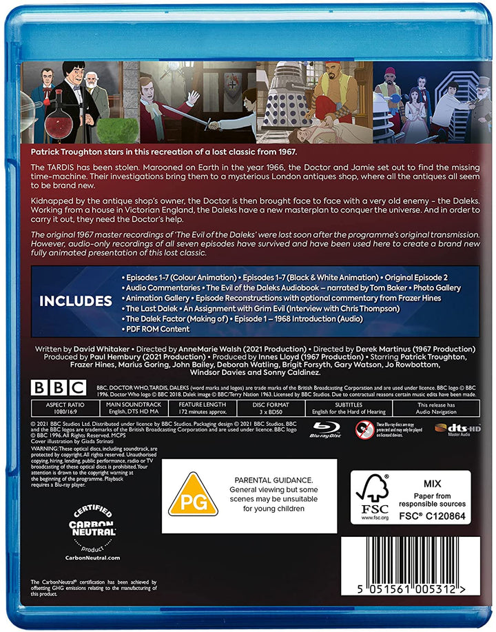 Doctor Who – Das Böse der Daleks [Blu-ray] [2021] – Science-Fiction [Blu-ray]