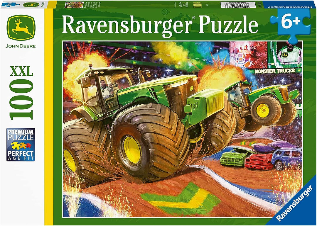 Ravensburger John Deere Big Wheels 100-teiliges Puzzle für Kinder ab 6 Jahren