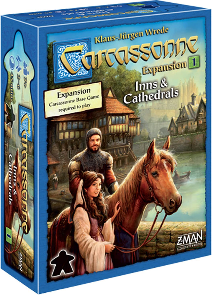 Carcassonne Inns &amp; Cathedrals Brettspiel-Erweiterung 1