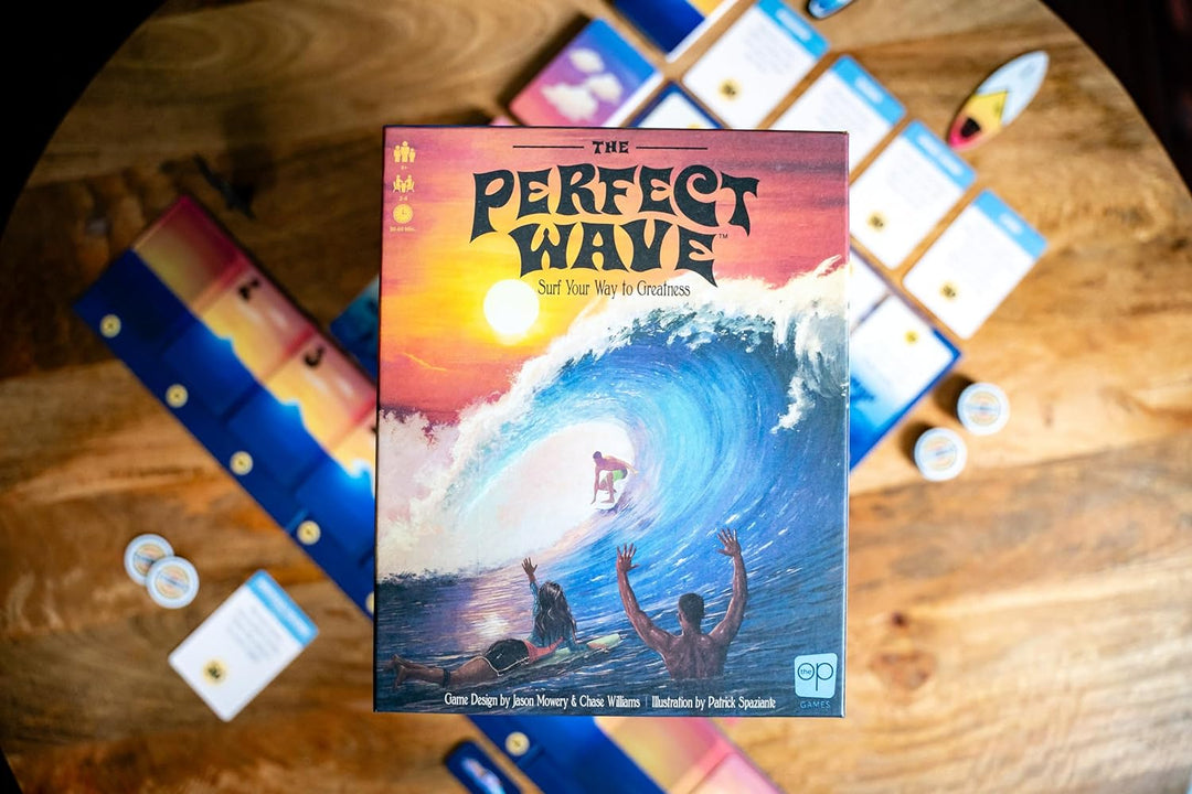 The Perfect Wave | Surfing Themed Light Strategy Card Game | Custom Artwork