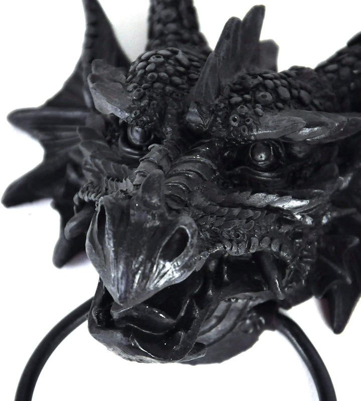 Nemesis Now Drachen-Türklopfer, 23,5 cm, Schwarz