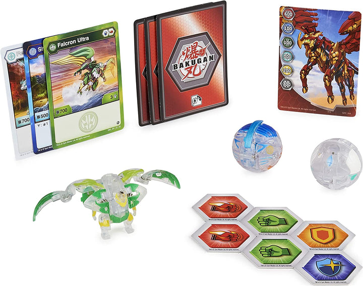 BAKUGAN Geogan Rising 6061567 – Staffel 3 Starterpaket Geogan Murmeln mit 6 Baku