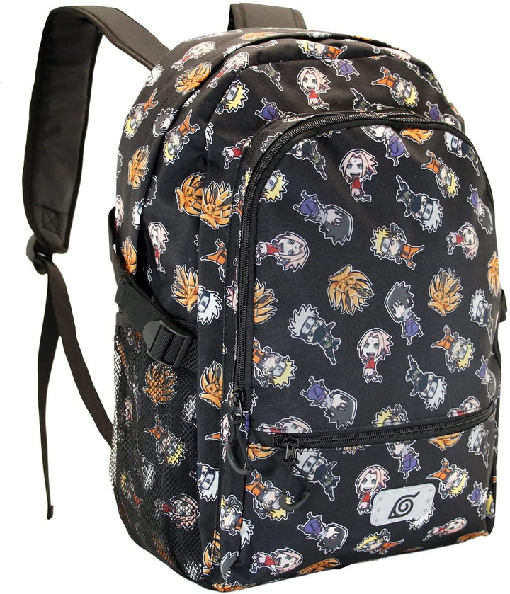 Naruto Wind-Fan HS Fight Backpack, Black