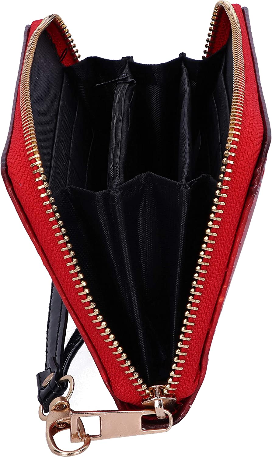Nemesis Now Elvis 68 Performance Red Damen-Geldbörse, Polyurethan, 19 cm