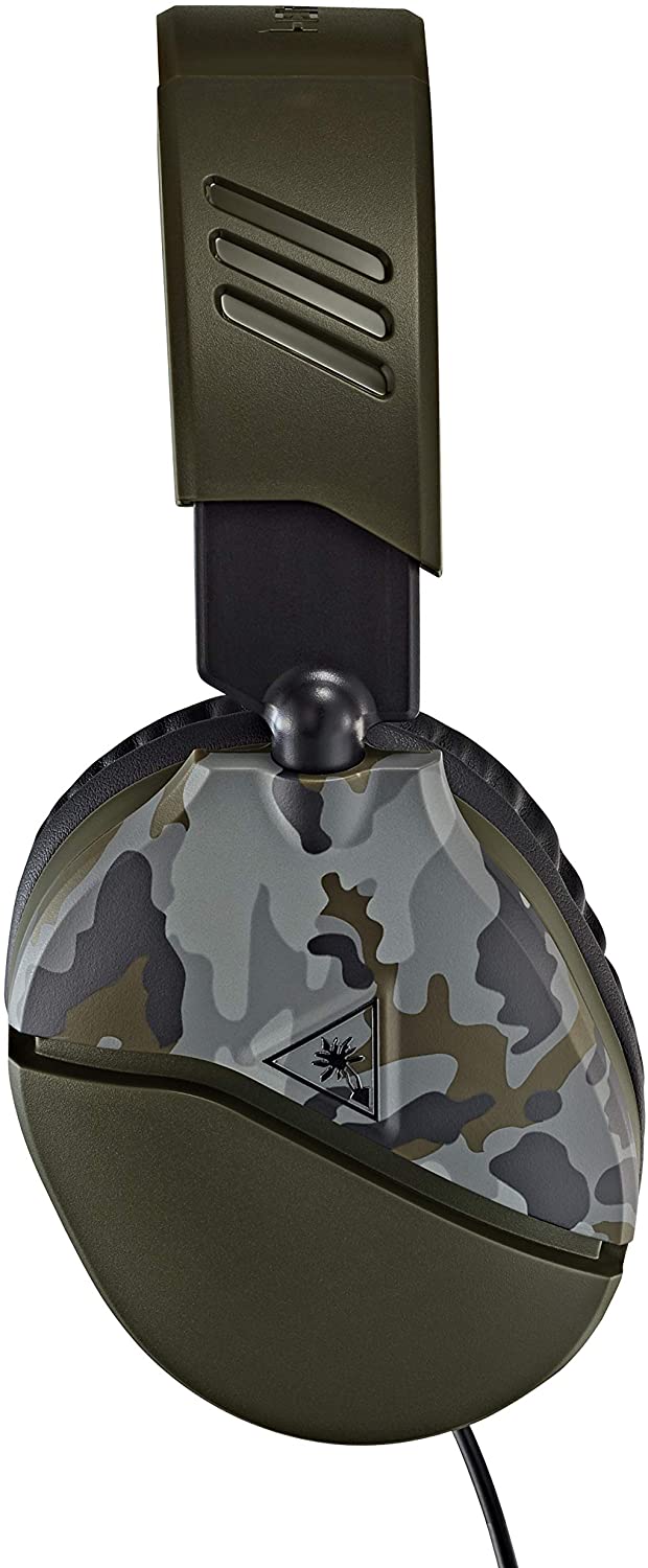 Turtle Beach Recon 70 Camo Green Gaming Headset – 40mm Speakers, Flip-Up Mic, Compatible with Xbox, PS5, PS4, Switch & PC 6