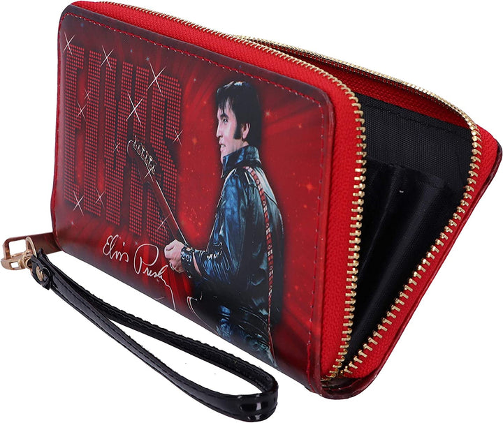 Nemesis Now Elvis 68 Performance Red Damen-Geldbörse, Polyurethan, 19 cm