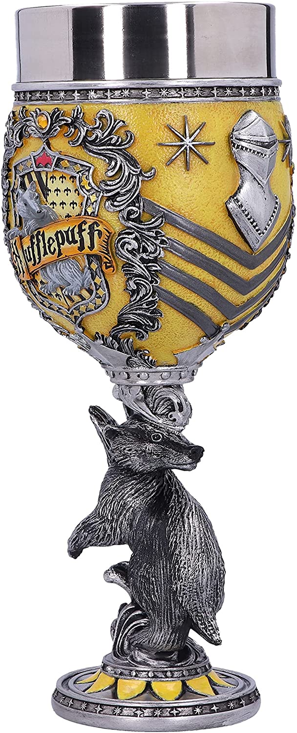 Nemesis Now - Harry Potter Hufflepuff Collectible Goblet Resin Display Cup 6